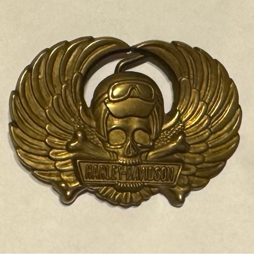 Harley-Davidson 1979 Brass Vintage Belt Buckle